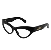 Monture de lunettes Gucci Femme GG1295O001 BLACK BLACK TRANSPARE53 - GG1295O001 BLACK BLACK TRANSPARE53